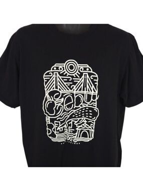 Cebu Philippines T Shirt Mens Size XL Black Travel Destination Tee